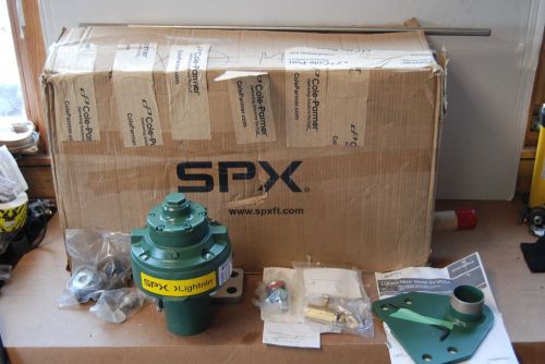Spx lightnin mixer ev1p25a high torque direct drive air powered fits 2&#034; bung new for sale