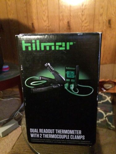 Hvac tools hilmor dual readout thermometer with 2 thermocouple clamps