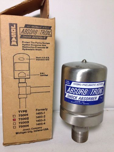 NEW JOSAM HYDRO PNEUMATIC 75002 STAINLESS STEEL SHOCK ABSORBER