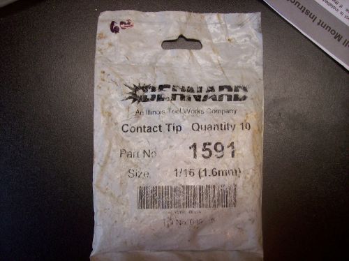 Bernard Contact Tips, # 1591, 10 Pack,  NEW in sealed, never opened dirty bag