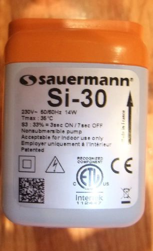 New! sauermann condensate removal pump si-30, si3000caus23 230 volt 50/60 hz for sale