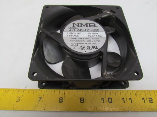 NMB 4715MS-12T-B50 Axial Cooling Fan 1-Phase 115V 15.5/14.5W 119x119mmx38mm