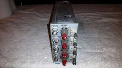 Tektronix 5A14N Four Channel Amplifier Plug-In Module w/ option 93 Plug in unit