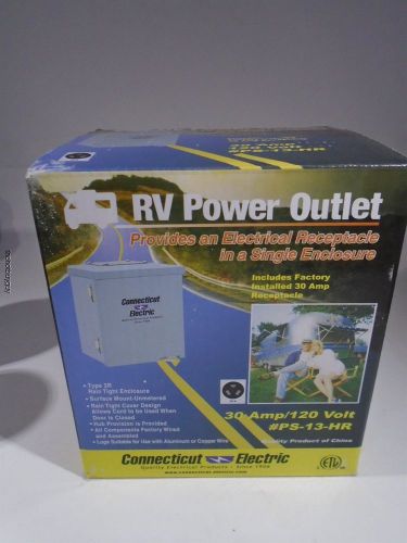 CONNETICUT ELECTRIC RV POWER OUTLET #PS-13-HR NEW