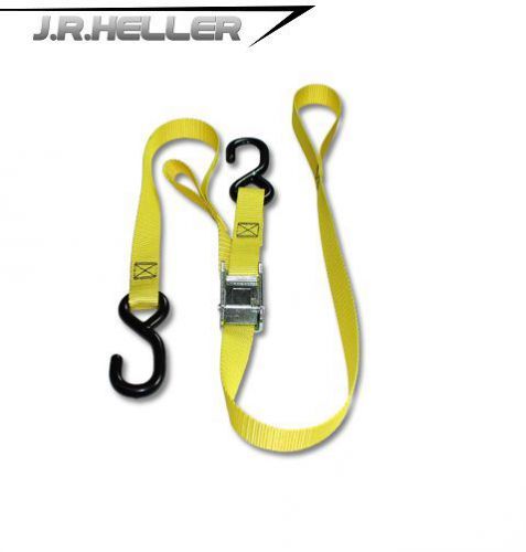 Reverse SOF-TIE MOTORCYCLE CAM STRAP (Multiple Colors) - Yellow - 4 FT - USA