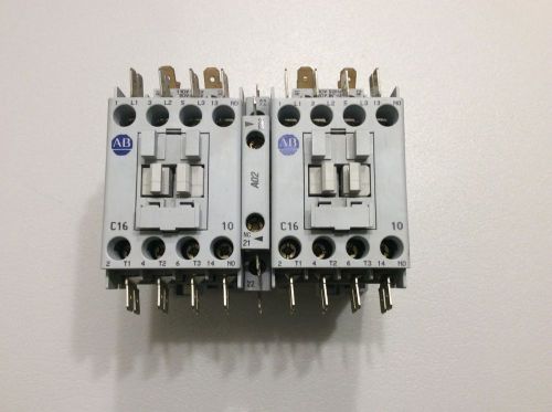 Allen-bradley mcs-c reversing contactor 104-c16d22, series b 600vac 28amps for sale