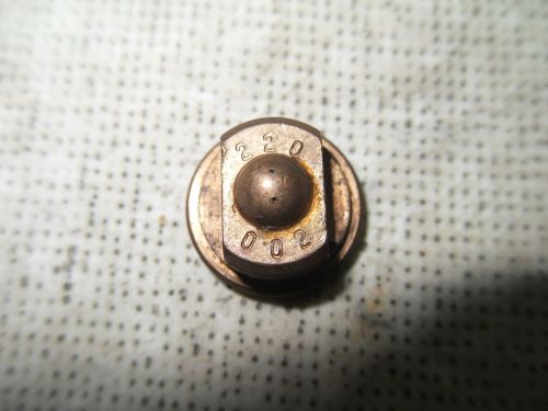 (rr1-2) 1 used nordson 220002 glue gun button nozzle for sale