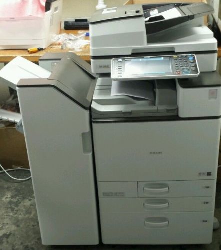 New Ricoh MPC6003SP All-In-One Multifunction Color Copier Single Pass Doc Feeder