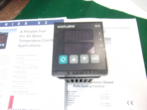 WATLOW TEMPERTURE CONTROLER SERIES 93 SEE PICS VERY GOOD WORKING CONDITION