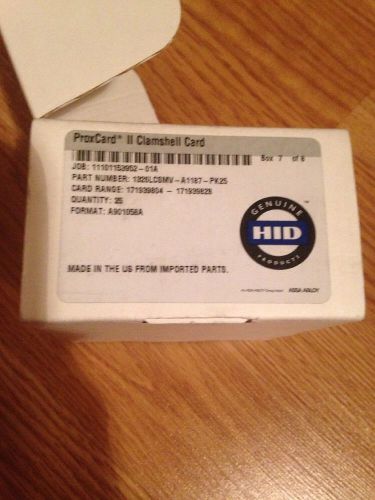 HID ProxCard II Clamshell Card-25ct