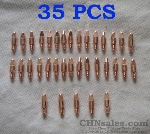 35 PCS M6x1.2x28mm Contact Tip for MB-24KD  MIG/MAG Welding Torch