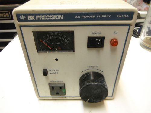 Bk precision 1653a variable ac power supply 0-150v , 2a for sale