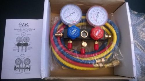 NEW FJC Automotive Air Conditioning Manifold Gauge Set - R134a KIT6-G