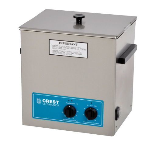 New crest cp1100ht 12 liters benchtop ultrasonic cleaner, heat, mechanical timer for sale
