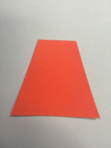 Set Of 8 Red-Orange Reflective Firefighter Helmet Reflective Tetrahedrons