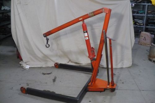4’ stretched base frame spool or coil shop crane for sale