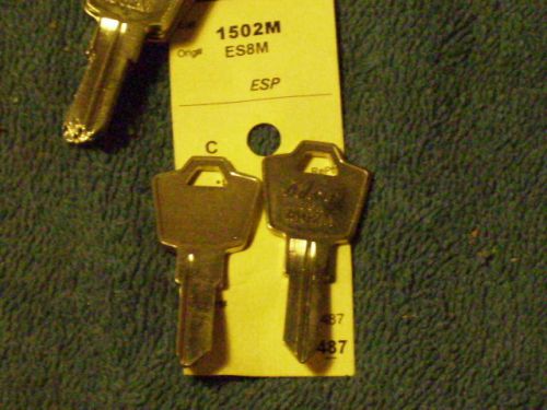 Ilco key blanks for esp locks, drawer locks and such, ilco #1502m for sale