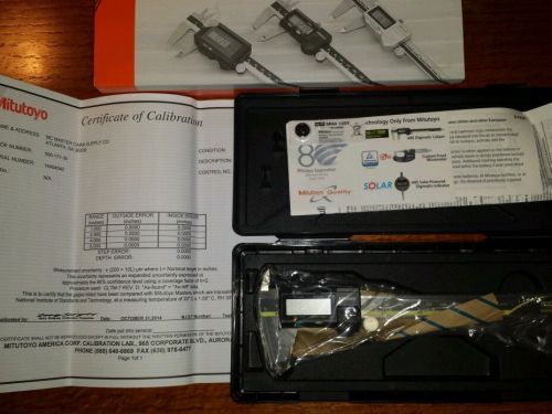 Mitutoyo digimatic caliper 6&#034; (0 to 150mm) 500-171-30 new - nist coa for sale