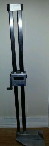 Fowler #54-174-224-1  0-24&#034; x 0.0005&#034; lcd twin beam electronic height gage for sale