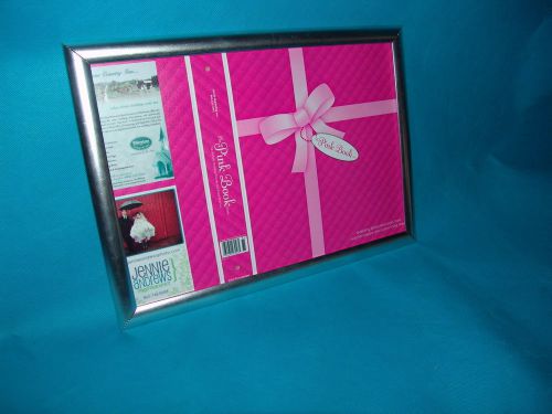 11476-a3 frame, wall or poll mount poster/picture snap silver 11476-a3 11x17&#034; for sale