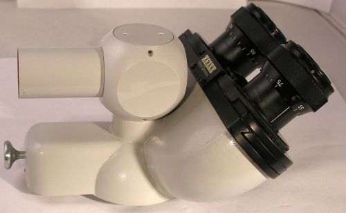 Carl Zeiss Trinocular Head for WL, GFL and Standard Microscopes, Good Condition!