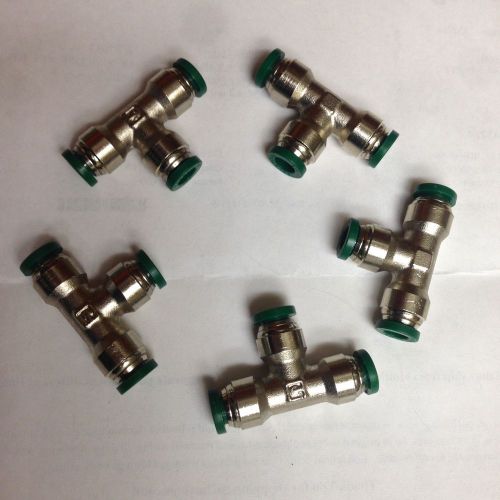 5 ~ parker 1/4 prestolok metal push-to-connect union tee tube fittings for sale