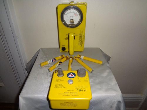 Civil Defense radiological tools. Geiger counter. Roentgens exposure pens etc