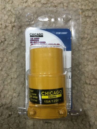 Chicago Electric - 15 AMP Female U-Ground Connector 15A/125V NEW