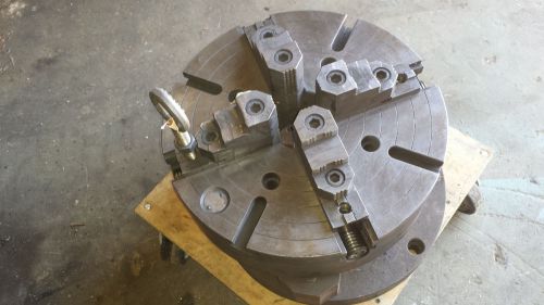 Cushman 18&#034; 4 jaw independent chuck d1-11 mount nice! for sale