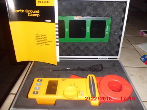Fluke 1630 Earth Ground Clamp Meter, (Mint Condition)