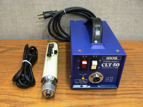 HIOS MOUNTZ CL-3000 Torque Limiting Power Screw Driver + CLT-50 Power Supply