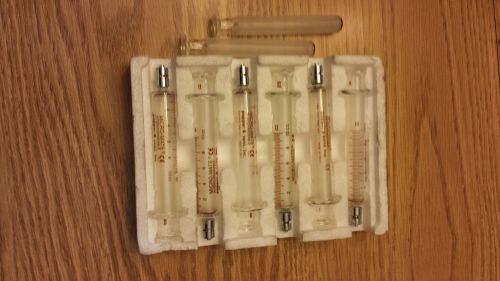 Popper &amp; Sons Micro-Mate Interchangeable Syringe 10cc Lot of 6 FREE SHIPPING
