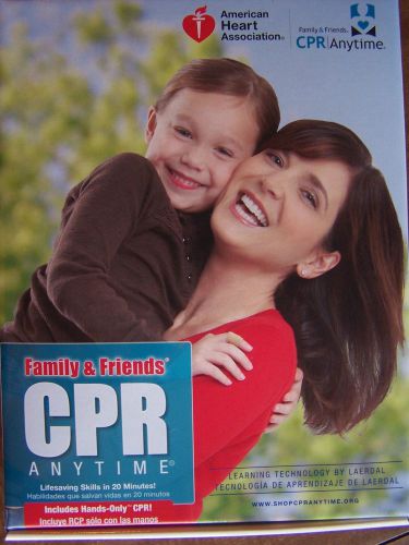 Family &amp; Friends CPR Anytime &#034; life saving skills 20 Min. Bonus  Free T-shirt