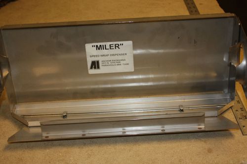 Miler Speed Wrap Dispenser 12&#034; - Stainless Steel - Anchor Industries, NY