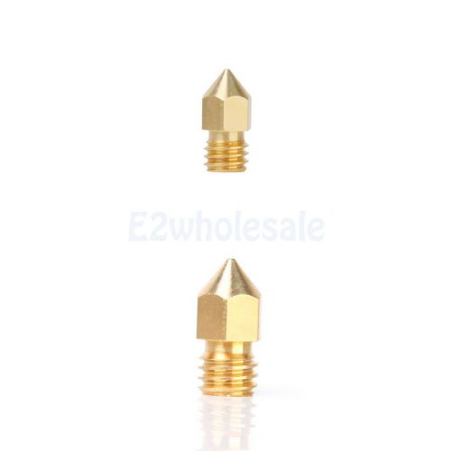 0.2mm+0.3mm copper extruder nozzle print head for makerbot mk8 reprap 3d printer for sale