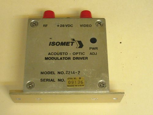 Isomet Acousto-Optic Modulator Driver