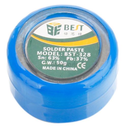 5pcs new bst-328 soldering solder paste flux cream welding paste ss 63/37 50g for sale