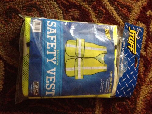 New Safety Vest Yellow Mesh