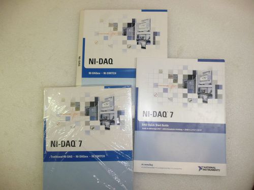 National instruments ni-daq 7 documentation &amp; sw combo kit ver. 7.0 for sale