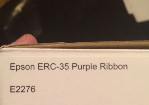 4 EPSON ERC-35P Ink Ribbons - Purple  ERC-35P