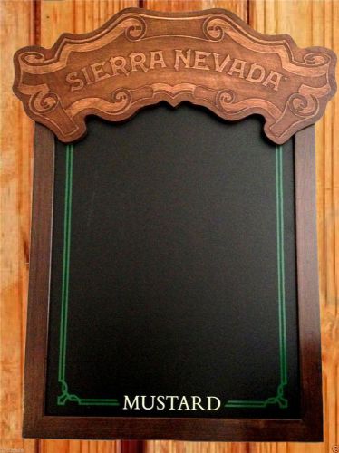 SIERRA NEVADA BEER MENU CHALKBOARD WRITE ON BREWERY MOUNTAINS 31x24 WALL SIGN