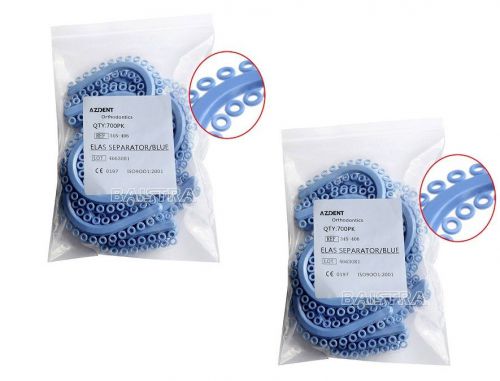 Dental 2 Bags Orthodontic Separate Tie product power chain S type 700 pcs/set