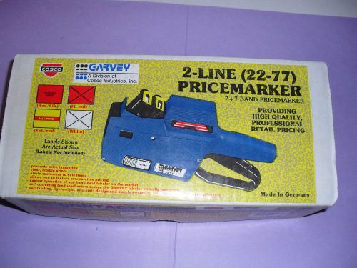 Garvey from Cosco 2-Line Contact  Labeler Price Gun ( 22-77)  PRICE MARKER