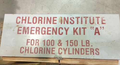 Chlorine Institude Emergency Kit &#034;A&#034; for 100 &amp;150 lbs Cylinders