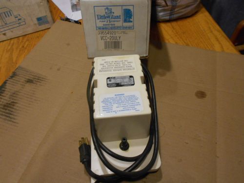 VCC-20ULY  CAT# 554200   LITTLE GIANT  COMPACT CONDENSATE PUMP  101D