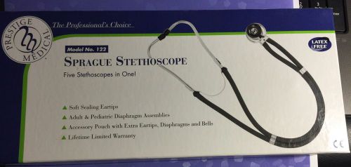 Red Stethoscope Sprague Rappaport Type Dual Head