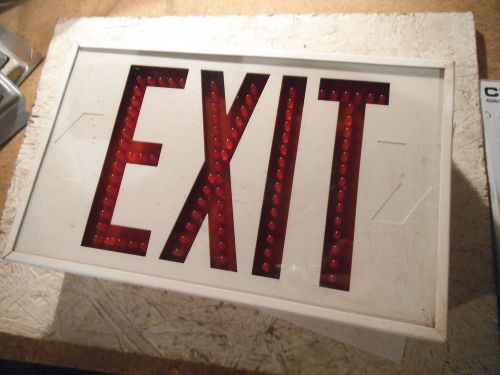 HUBBELL LED2-EM-RWW PATHFINDER LED EXIT SIGN - NEW but dusty from storage