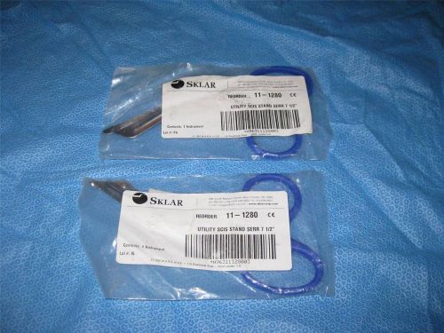 Bandage scissors paramedic utility emt trauma 7 1/2&#034; purple  (2) for sale
