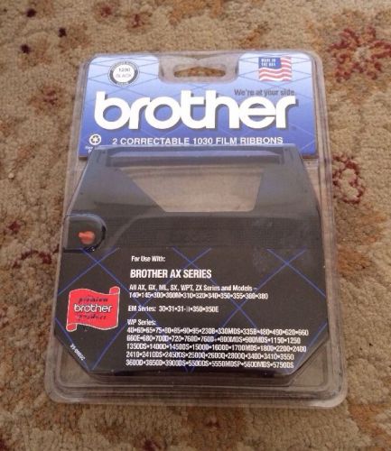 - NEW Brother 2 Pack Correctable 1030 Film Ribbons 1230 Black