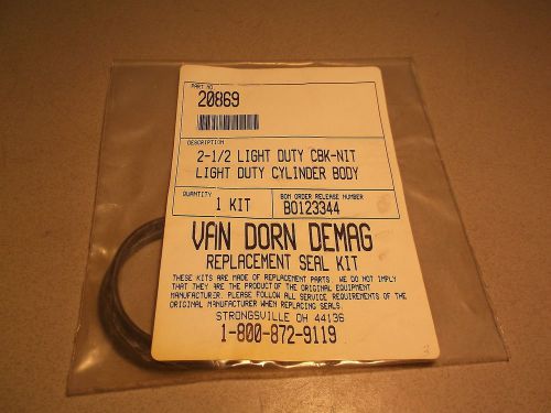 Vandorn Demag Light Duty Cylinder Seal Kit 20869 *FREE SHIPPING*